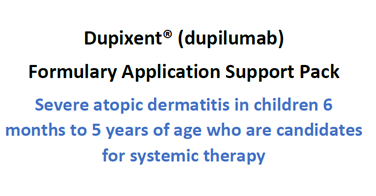 Dupixent formulary application support pack