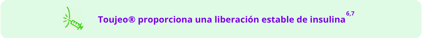 liberacion estable de insulina