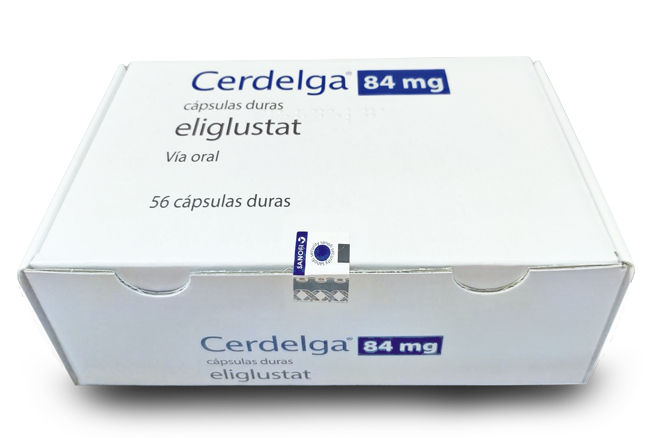 vial producto Cerdelga®