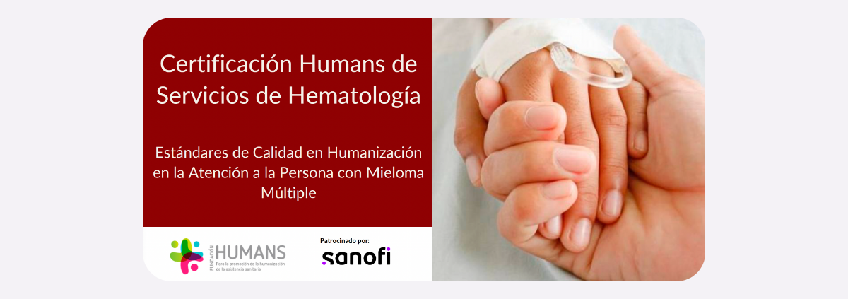 Portada Certificación de Humans de Servicios de Hematología