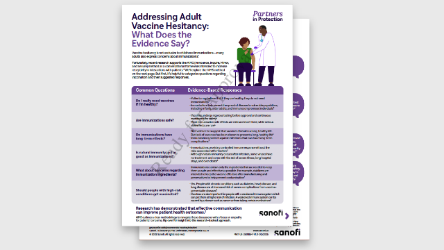 Adult Vaccine Hesitancy Educational Guide