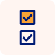 Decorative checklist icon