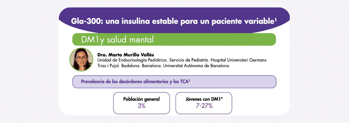 Infografía del simposio de la SEEP 2022. Una insulina estable para un paciente variable