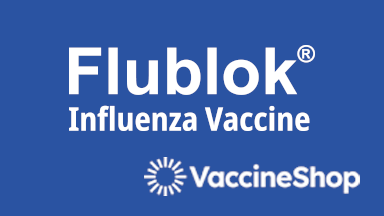Flublok® Influenza Vaccine and VaccineShop Logo