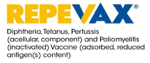 Repevax® (diphtheria, tetanus, pertussis and poliomyelitis (inactivated) vaccine (adsorbed, reduced antigen(s) content)