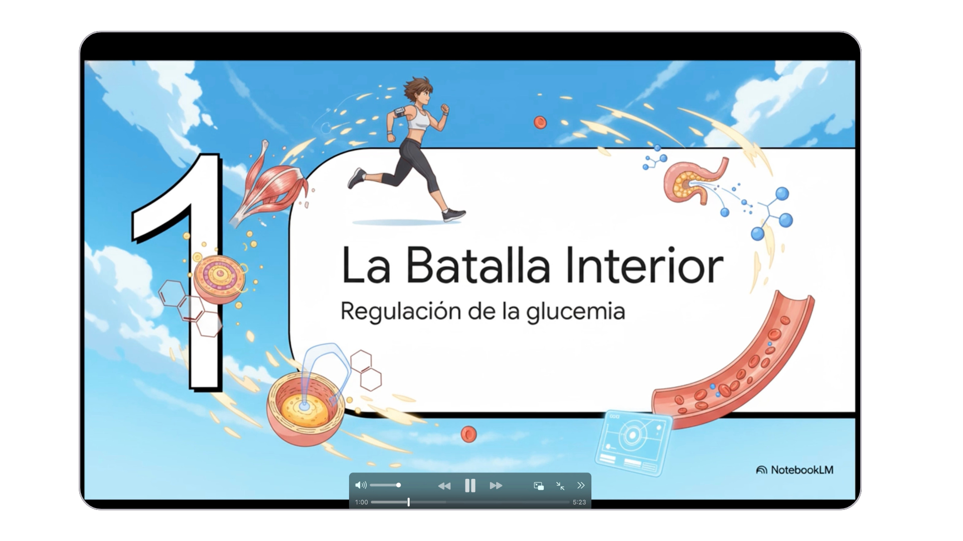 Imagen vídeo generado notebookLM